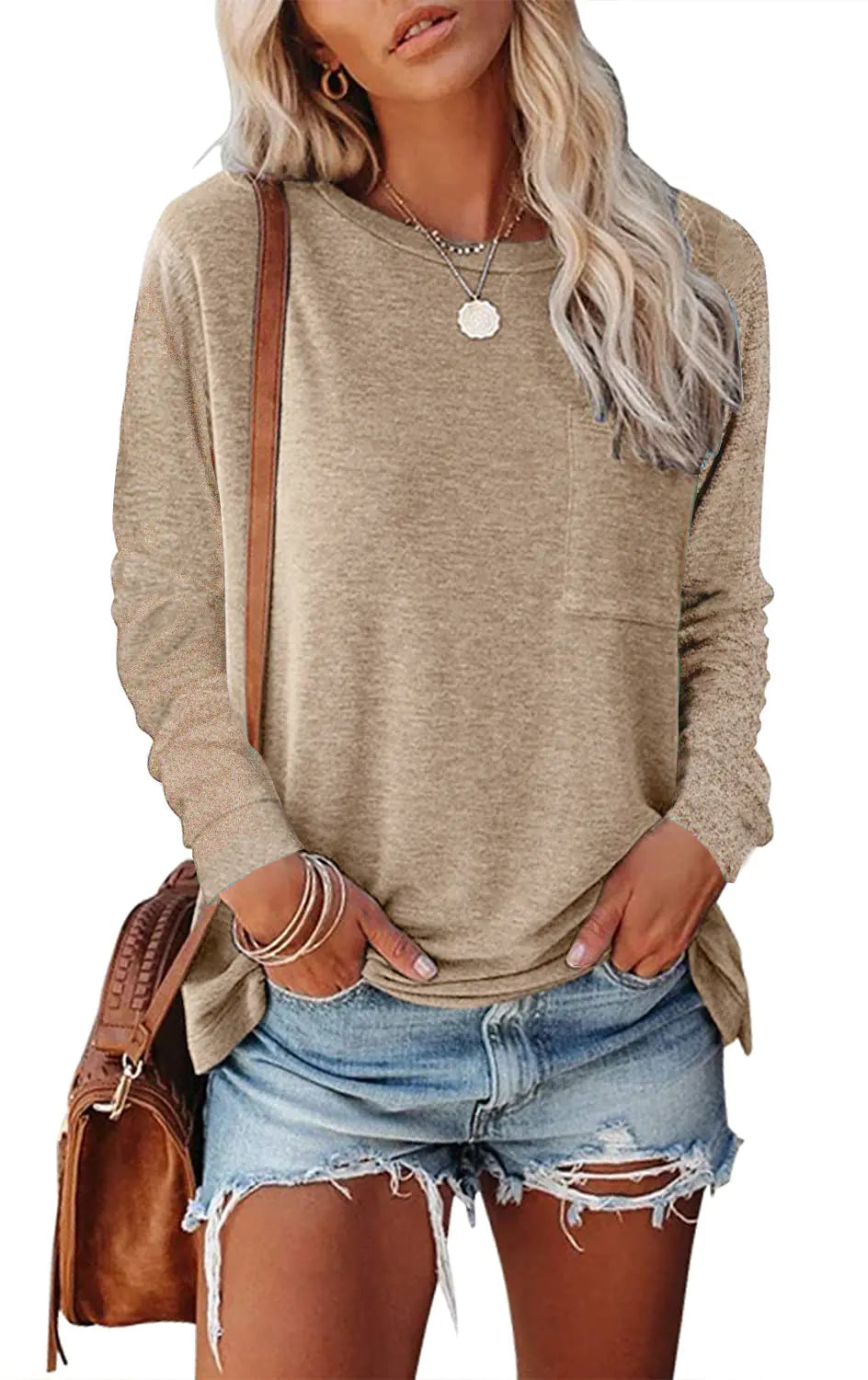Comfy Pocket Long-Sleeve Tee