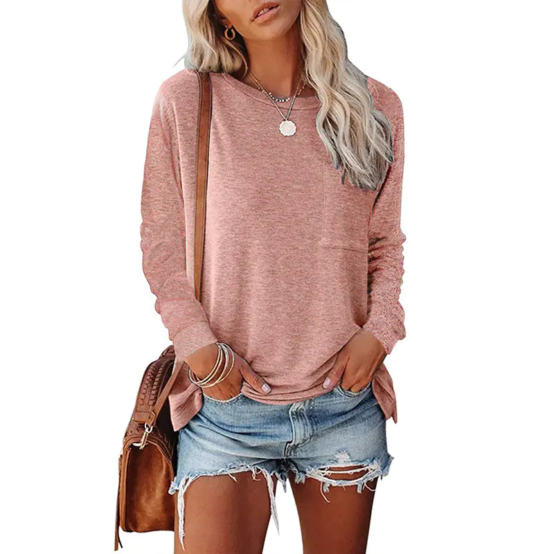 Comfy Pocket Long-Sleeve Tee