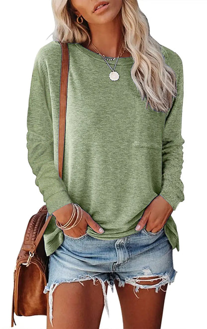 Comfy Pocket Long-Sleeve Tee