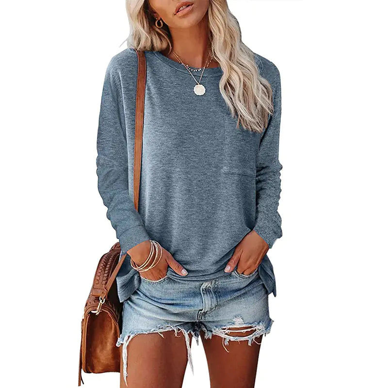 Comfy Pocket Long-Sleeve Tee